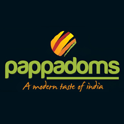 Pappadoms logo.